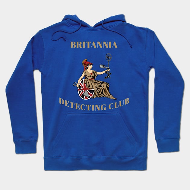 Britannia metal detecting club Hoodie by BishBashBosh